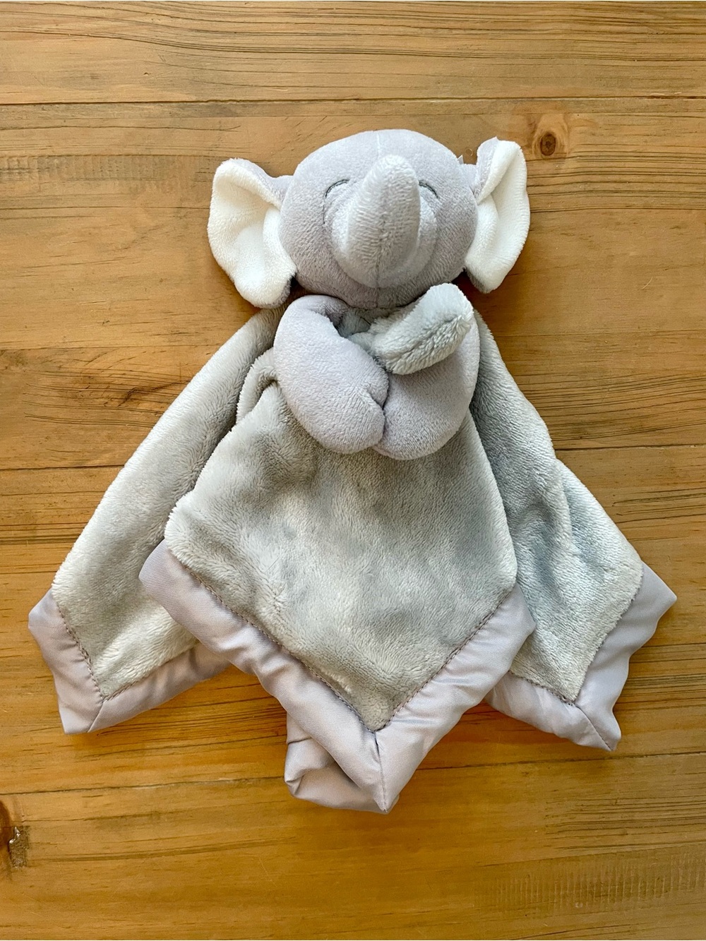 Carter's Lovey Elephant Gray Security Blanket Baby Toy Safari